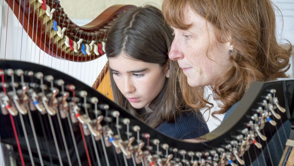 Cours harpe école de musique d'Iroise