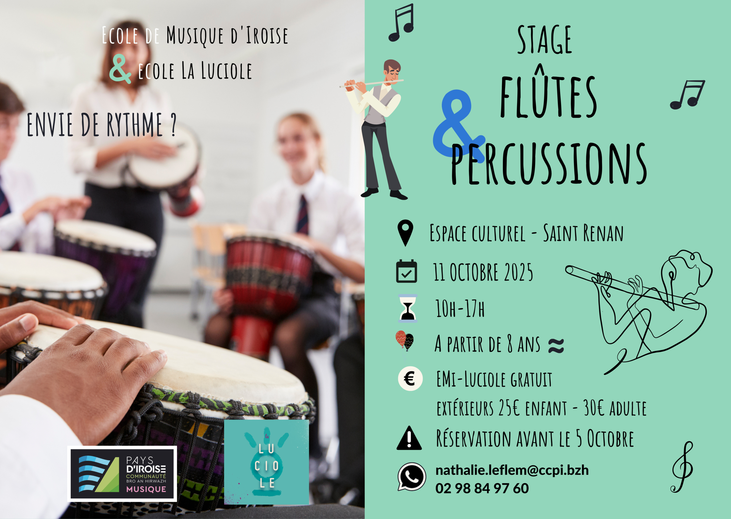 Stage flûte percussions 2025
