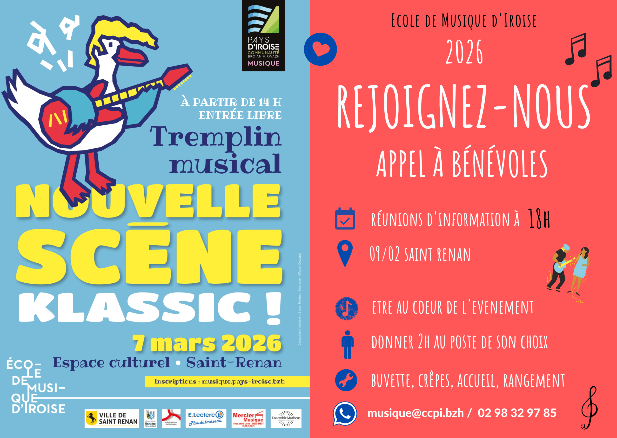 Appel à bénévoles pour le tremplin musical Nouvelle Scène Klassic ! 2026